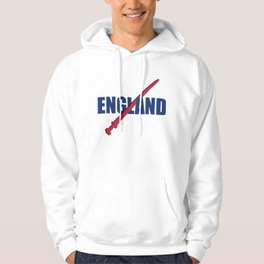engelse saksische zwaard hoodie (Voorkant)