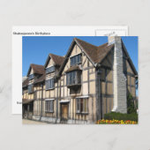 Engelse scènes, Shakespeare's geboorteplaats Briefkaart (Voorkant / Achterkant)