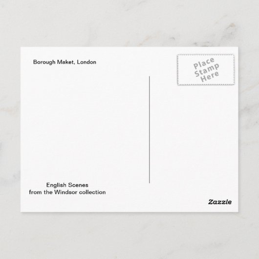 Engelse scènes, vanmiddag crèmethee 1 briefkaart (Achterkant)