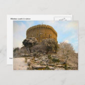 Engelse Scenes, Windsor castle in winter Briefkaart (Voorkant / Achterkant)