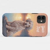 Engelse Setter bij het meer Case-Mate iPhone Case (Achterkant (horizontaal))