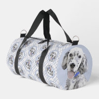 Engelse Setter Blauwe Belton Schilderij Huisdier H