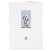 Engelse Setter Blue Belton schilder Dog Art (Achterkant)