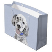 Engelse Setter Blue Belton schilder Dog Art Groot Cadeauzakje (Achterkant Gekanteld)