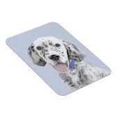 Engelse Setter Blue Belton schilder Dog Art Magneet (Rechterzijde)