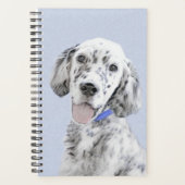 Engelse Setter Blue Belton schilder Dog Art Planner (Voorkant)