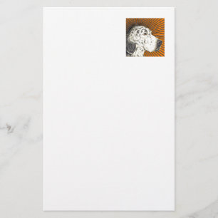 Engelse Setter Briefpapier