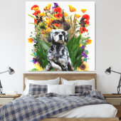 Engelse Setter Canvas Afdruk (Insitu (Slaapkamer))