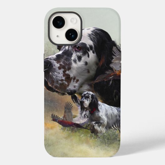 Engelse Setter Case-Mate iPhone Case (Achterkant)