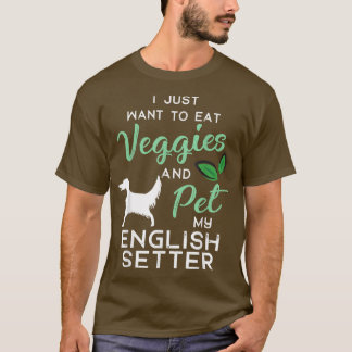 Engelse Setter Dog Cigar lover-eigenaar Pasen Birt T-shirt