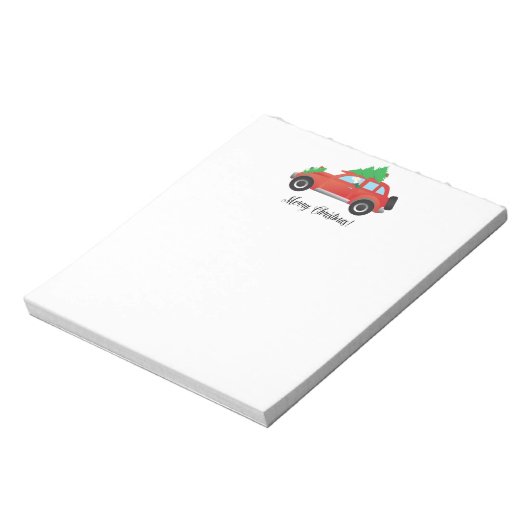 Engelse Setter Dog Driving a Car - Tree on Top Notitieblok (Gedraaid)