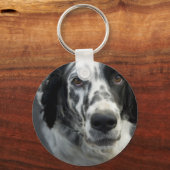 Engelse Setter Dog Sleutelhanger (Voorkant)