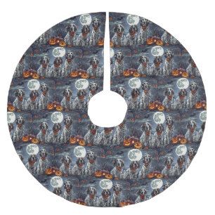Engelse Setter Halloween Griezelen Kerstboom Rok