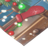 Engelse Setter Holiday Baking: Feestelijke Kerst Tafelkleed (Gekanteld)