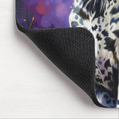 Engelse Setter hond Halloween heks en pompoen Muismat (Hoek)