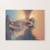 Engelse Setter hond Legpuzzel (Horizontaal)