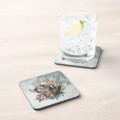 Engelse setter, houtsnip jacht, kunst bier onderzetter (Rechterzijde)