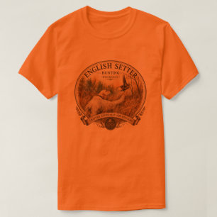 Engelse Setter, houtsnip jacht T-shirt