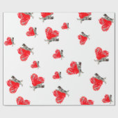 Engelse Setter, Hunting Dog Sierkussen Beverage Cadeaupapier (Vlak)