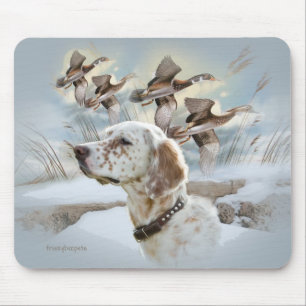 Engelse Setter Hunts Mousepad Muismat