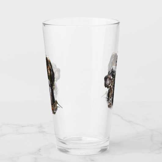 Engelse Setter, jacht op houtsnippers Glas (Links)