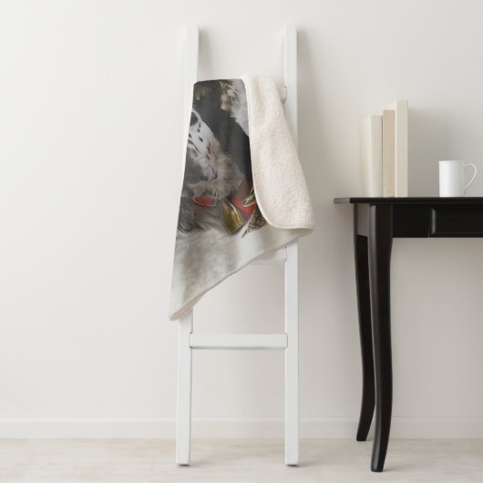 Engelse Setter, jacht op houtsnippers Sherpa Deken (In situ)