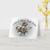 Engelse Setter kan niet slechts één Kaart hebben (Gele Bloem)