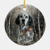 Engelse Setter Keramisch Ornament (Achterkant)