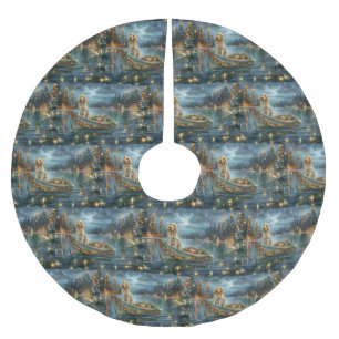 Engelse Setter Kerstfeest reis Kerstboom Rok