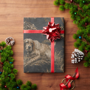 Engelse Setter ,Kunst Cadeaupapier