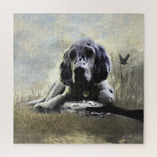 Engelse Setter Legpuzzel (Verticaal)