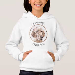 Engelse Setter Oranje Belton Painting Dog Art