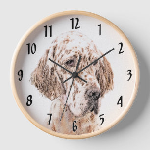 Engelse Setter Oranje Belton Painting Dog Art