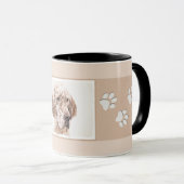 Engelse Setter Oranje Belton Painting Dog Art Mok (Voorkant rechts)