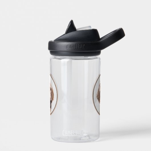 Engelse Setter Oranje Belton Painting Dog Art Waterfles (Links)