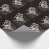Engelse Setter Puppy Cadeaupapier (Hoek)