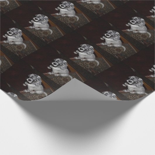 Engelse Setter Puppy Cadeaupapier (Hoek)