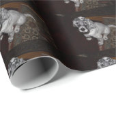 Engelse Setter Puppy Cadeaupapier (Rol Hoek)