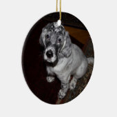 Engelse Setter Puppy Keramisch Ornament (Rechts)
