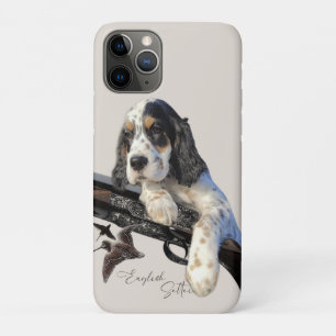 Engelse Setter, schattige Mok koffiekfles Tas iPhone 11 Pro Hoesje