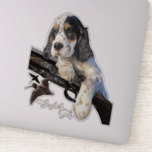 Engelse Setter, schattige puppy Sticker