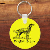 Engelse Setter Sleutelhanger (Voorkant)