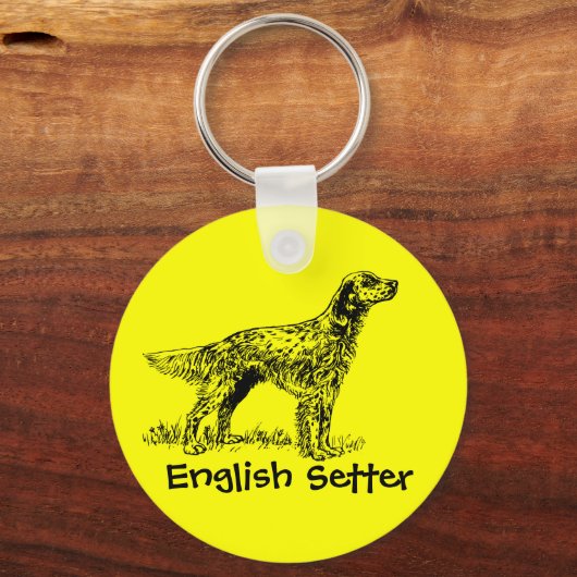 Engelse Setter Sleutelhanger (Voorkant)
