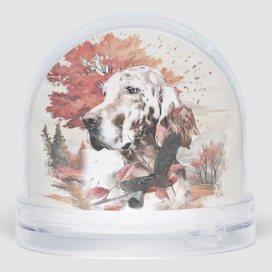 Engelse Setter Sneeuwbol (Achterkant)