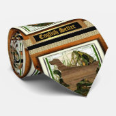 Engelse Setter Sporting Stropdas (Opgerold)