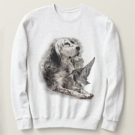 Engelse Setter T-Shirt (Design voorkant)