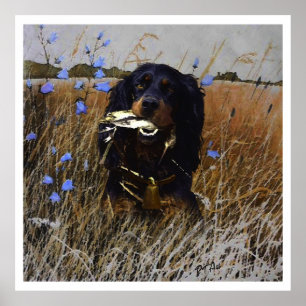 Engelse Setter, vogeljacht Poster