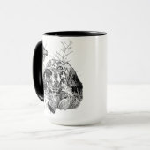 Engelse Setter, Woodcock jacht Mok (Voorkant links)