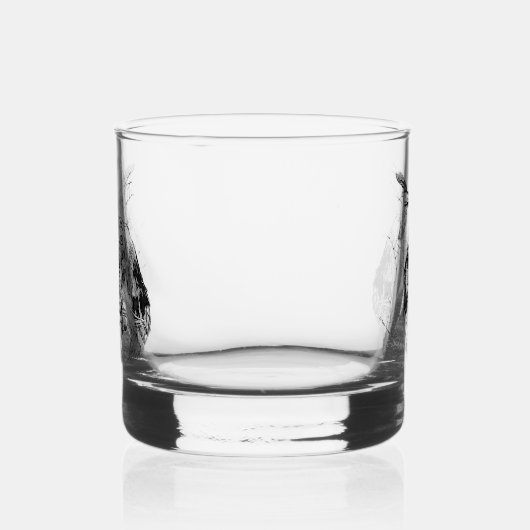 Engelse Setter, Woodcock jacht Whisky Glas (Links)