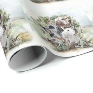 Engelse Setters Cadeaupapier